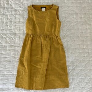 Weekend MaxMara Mustard Linen Dress